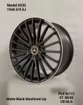 19" Mercedes-benz Alloy Rims Staggered Fitment 8.5J Front 9.5J Rear 5 112 Pcd