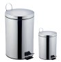 Kitchen Pedal Dustbin Stainless Steel With Mirror Finish 20 Liters And 5 Liters