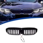Front Bumper LED Grill Set For Bmw G20 G28 3 Series 2023+ Models