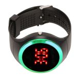 Kids Digital LED Watch For Children Outdoor Sports Student Gift Green