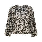Long Sleeve Printed Knit Top