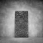 Laser Cut Screen - Design 042 - 1040 X 535 X 20 Matt Black Outdoor