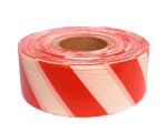 Barrier Tape - Red & White 75MM X 100M - Pack Of 2