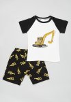 PoP Candy Boys Short Sleeve Pj Set - Blue & Yellow