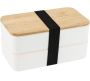 1200ML Double-layer White Lunchbox