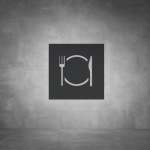 Restaurant Sign D01 - Black - Powder Coated Aluminum