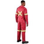 CONTI Trade Polycotton Suit - Reflective Arms Legs & Back - Yellow Tape