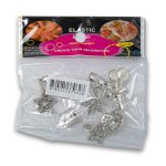 Fashion Hair Dreadlock Beads Silver Star MINI Pack