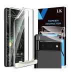 Spigen Google Pixel 6 Pro Premium Film Screen Protector And Tempered Camera Lens Protector 4PK Lk