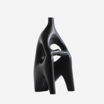 Absent Thoughts Sculpture Medium - Black