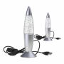 2PCS Lamp LED Vintage 7.28'' Rocket Light With USB Multi Color Changing