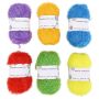 Glitter Cotton Yarn Set With Crochet Hook For Knitting