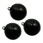 Salmon Cannonball Weight Lead Downrigger Sinker Black