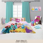 Kids Duvet Set Princess World Fairytales