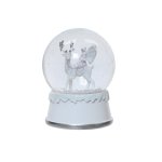 Polyresin Waterball 10X10X12CM Fairy With Reindeer