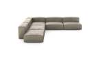Five Module Corner Sofa - Leather - Beige - 325CM X 325CM