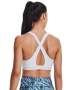 Women's Armour Mid Crossback Sports Bra - White / Sm
