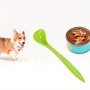 1PC Assorted Color Pet Food Canned Spoon Plastic Dog Food Spoon Feeder Shovel Scoop