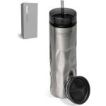 Serendipio Fire & Ice Stainless Steel & Plastic 2-IN-1 Tumbler 435ML