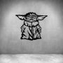 Baby Yoda - Matt Black / L 888 X H 1000MM