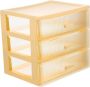 Plastic Multi Desktop Organizer Box Small Drawer Storage Cabinet