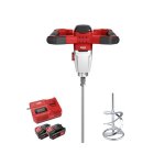 Flex Mixer Set Brushless Cordless 18V With Paddle 2 X 5.0AH Batteries & I-charger Mxe 18.EC5.0SET