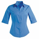 Donnay Donna Blouse 3 4 Sleeve – Check 3