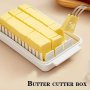 1pc Storage Container Portable And Reusable Butter Organizer Butter Fresh-Keeping Storage Sealed Box For Butter And Cheese Storage For Refrigerator Drawer And Shelf Kitchen