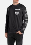 T-Shirt Manica Lunga Regular - Nearly Black