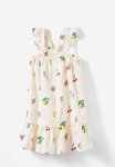 Cotton On Havana Flutter Sleeve Dress - Vanilla summer Garden