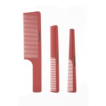 Bpro Red Barber 3X Comb Set