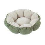 CAT Petmate Aspen Pet Puffy Round Bed - Copen Blue