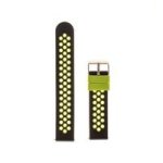 Silicone Two-tone Small Hole Watch Strap - Garmin Vivofit 1 & Vivofit 2 Black And Lime Green