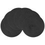 Smaafit Round Braided Placemats Set Of 6 Table Place Mats For Round Dining Tables 15 Inches Round Placemat Place Mat Round Table Mats Black