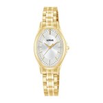 LORUS Women's Quartz Watch Silver White Sunray Dial
