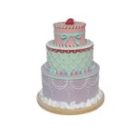 Figure Cake 3 Heights Dec. 26X26X31CM
