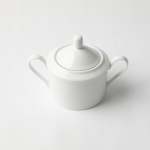 - Super White Rim Sugar Pot