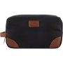 Clicks Mens Charcoal Canvas Toiletry Bag