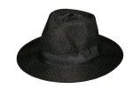 Unisex Hat In Black - Black 61CM
