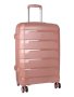Voyager Pacific Medium 65cm Wheel Trolley Case Pink