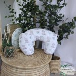 Feeding Pillow Cover Elephant And Leaf
