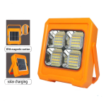 Solar Powered 124LED Work Light 3000MAH Battery