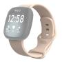 For Fitbit Versa 3 / Sense Silicone Watch Band Size: S Sand Pink