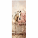 Tear Resistant Door Print Blossom Horse