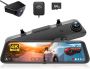 G850 12 4K Smart Rear View Mirror Camera Dash Cam