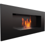 Delta 2 Black Bio Fuel Fireplace