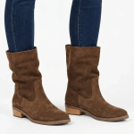 Florence Leather Boot - Hazelnut - 8