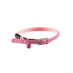 Rogz Catz Sparklecat Pin Buckle Cat Collar - X Small Pink