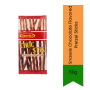 Chocolate Flavoured Pretzel Sticks 50G Chocolate Coated Pretzels Sweet & Salty Crunchy Snack Ready-to-eat Treat South Africa India Bazaar - 50G
