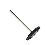 Black Bristle Wheel Brush 21MM. SH.2.35MM